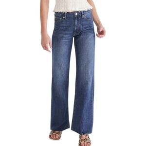 NWT Aeropostale Sz 20 High Rise Wide Leg Jeans Authentic Non Stretch Denim